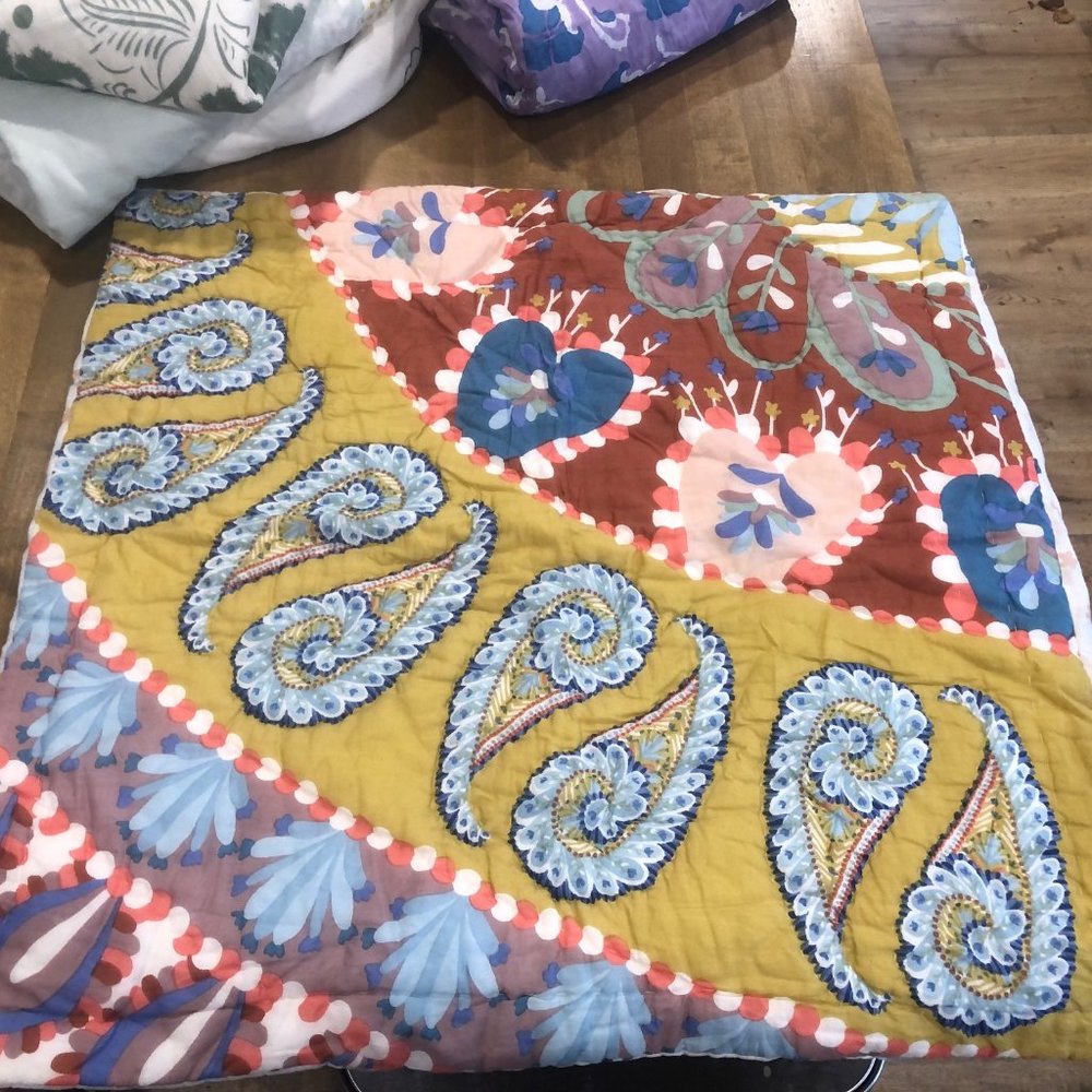 Anthropologie Euro Sham